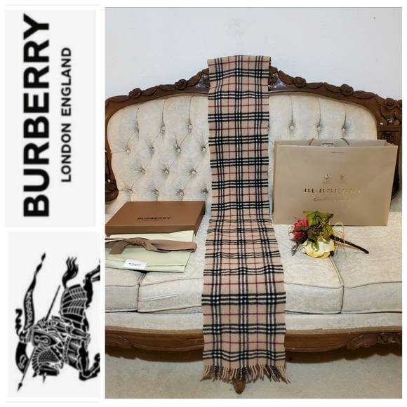 Burberry Accessories - Burberry Plaid Nova Check Scarf